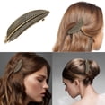 thumbnail image 3 of Pinza De Pelo Con Pasador Francés Grande Con Nudos Vikingos Antigua Para Mujer - de oro Sunnimix broches para el cabello retro para mujeres, 3 of 7