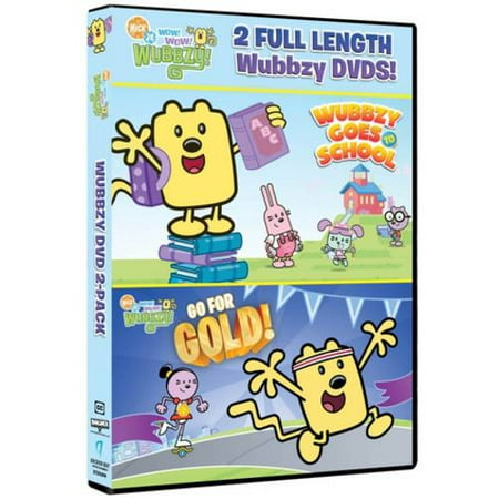 Wow! Wow! Wubbzy!: 2-Pack - Wubbzy Goes To School / Go For Gold! (Full Frame)