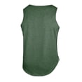 thumbnail image 3 of FRSASU Men's Tank Tops Quick Dry Workout Sleeveless Gym Muscle Shirts Athletic Bodybuilding Tee Shirt Green, 3 of 8