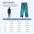 thumbnail image 3 of KLL Mens Pajama Pants for Men,Mens Lounge Pants,Funny Gifts for Men,Men's Pajama Bottoms-Beautiful Blue Peacock, 3 of 5