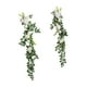 thumbnail image 5 of 2 piezas de flores artificiales de PEW, guirnalda colgante de eucalipto, gran silla de iglesia, juego de flores para bodas y vacaciones, 5 of 9