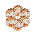 thumbnail image 7 of 13 Inch Round Placemats Set of 6, Orange Pumpkins Fall Non Slip Heat Insulation PP Table Mats, Maple Leaf Thanksgiving Botanical Vintage Washable Place Mats for Kitchen Dining Party Table Decor, 7 of 7