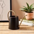 thumbnail image 3 of FRAÎCHE Spring Small Black Metal Watering Can, 2 litre, 3 of 7