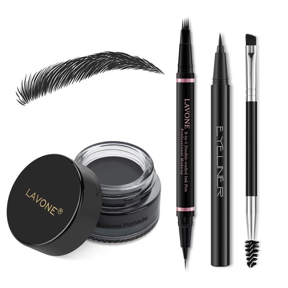 Kit de maquillaje LAVONE para cejas con microblading impermeable