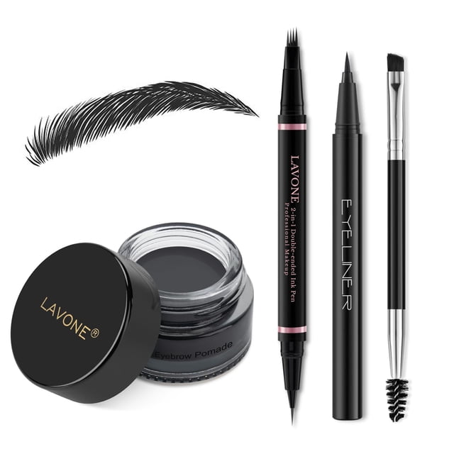 Kit de maquillaje LAVONE para cejas con microblading impermeable