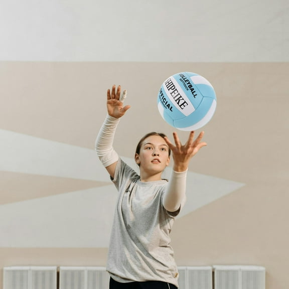 Raindrops Machine Stitched Soft Volleyball for Indoor Sports and Training