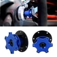 thumbnail image 2 of Aramo Steering Quick Release, Universal 6 Agujeros Volante de Liberación Rápida Desconectar Hub Adaptador Kit Herramienta de Reparación de Automóviles CNC Rojo Azul Oro Plata(azul) Ecomeon  no, 2 of 5