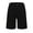 Black, variant on Men's Summer Casual Shorts Lightweight Comfortable Breathable Stretch Dress Quarter Pants for Outdoor Travel