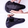 thumbnail image 6 of Ettsollp Bicycle Seat Cover Universal Bike Seat Cover Full-wrap Design Extra-soft Waterproof Anti-scratch Padded Bicycle Seat Cushion, 6 of 8