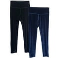 thumbnail image 1 of Kalon Women's 2-Pack High Waist Velvet Legging, 1 of 7