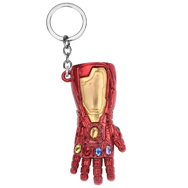 Llavero colgante de Los Vengadores de Marvel, llavero de Metal de superhéroe de Disney para bolso, llavero de martillo de Thor, abrebotellas, accesorios para hombres, regalo Fivean unisex