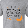 thumbnail image 4 of Inktastic I Love My Family to the Moon and Back Youth T-Shirt, 4 of 5