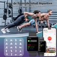 thumbnail image 5 of Smartwatch Bloosom  Mujer Hombre Reloj Inteligente Bt Llamadas Alexa Negro, 5 of 5