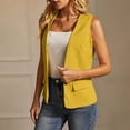 thumbnail image 6 of Women's Vests Sleeveless Blazers for Women Suit Jackets Dressy Business Casual Outfits for Work Casual, 6 of 8