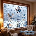 thumbnail image 5 of Christmas Window Clings, Santa Claus Winter Snowflake Window Decals Stickers for Home Xmas Party Decorations Supplies, Reusable Happy New Year Cling for Windows, 5 of 5