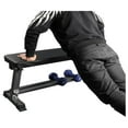 thumbnail image 3 of Flat Weight with Built-in Dumbbell Rack Workout Strength Training Press for Home Gym Black, 3 of 8