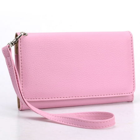 - Pink Cell Phone Wallet Wristlet