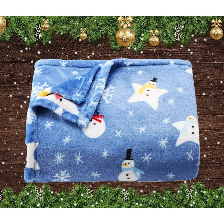 Amazon.com: Big Blanket Co Sherpa Stretch Blanket Blue Plaid
