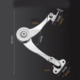 thumbnail image 5 of Jinsinto 2 Pcs Support de Couvercle Pliant Amortisseur de Porte d'Armoire 0°-110°, 5 of 5