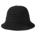 thumbnail image 1 of Sombreros de cubo de punto para mujer Sombrero de cubo de invierno de moda Sombreros de pescador para mujer Sombrero de cubo Pescador de otoño, 1 of 5