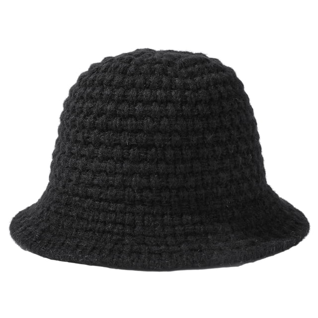 Sombreros de cubo de punto para mujer Sombrero de cubo de invierno de moda Sombreros de pescador para mujer Sombrero de cubo Pescador de otoño