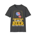 thumbnail image 2 of Cornhole And Beer That's Why I'm Here Funny Cornhole Art Unisex T-Shirt, 2 of 5