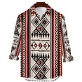 thumbnail image 5 of Hombres Casual Botones Playa Sin posicionamiento Estampado Turndown Camisa de manga corta Blusa Pompotops  oipoqjl50769, 5 of 5