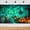 green, variant on 7x5ft Halloween Backdrop, Horroble Spooky Graveyard Cemetery with Skeleton Ghosts Pumpkin Haunted House Background, Welcome to Halloween Party Decoration Banner