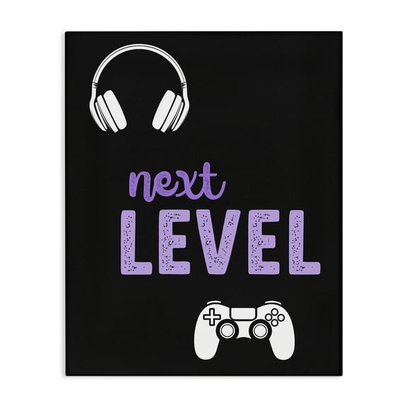 Next Level Headset & Controller Canvas Wall Art, design by Christine Simpson Art