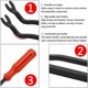 thumbnail image 5 of 2 alicates para quitar clips, clip para puerta de coche, alicates universales, herramientas de ajuste, kits de reparación para molduras de puertas de coche y pestañas de borde de panel, 5 of 5