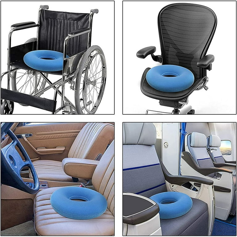 NOGIS Air Inflatable Seat Cushion Blue Makes Any Seat Comfortable