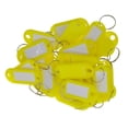 thumbnail image 4 of 50 Unids Etiqueta de Llaves con Tarjetas Blancas de Escritura Tarjetas de Identificación para Equipaje Mascotas - amarillo Sunnimix Etiquetas para llaveros, 4 of 8