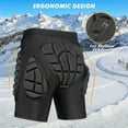 KUYOU Protective Padded Shorts, 3D Protection Hip Butt Protective Gear