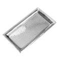 thumbnail image 2 of American Metalcraft HMRT814 Stainless Steel, Hammered Tray, Rectangular, Small, 2 of 3