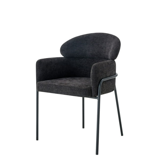 SILLA OCASIONAL THORIN TELA NEGRO