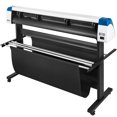 thumbnail image 1 of KFFKFF Vinyl Cutter 53 Inch Vinyl Cutter Machine Semi-Automatic DIY Vinyl Printer Cutter Machine Manual Positioning Sign Cutting with Floor Stand Signmaster Software, 1 of 9