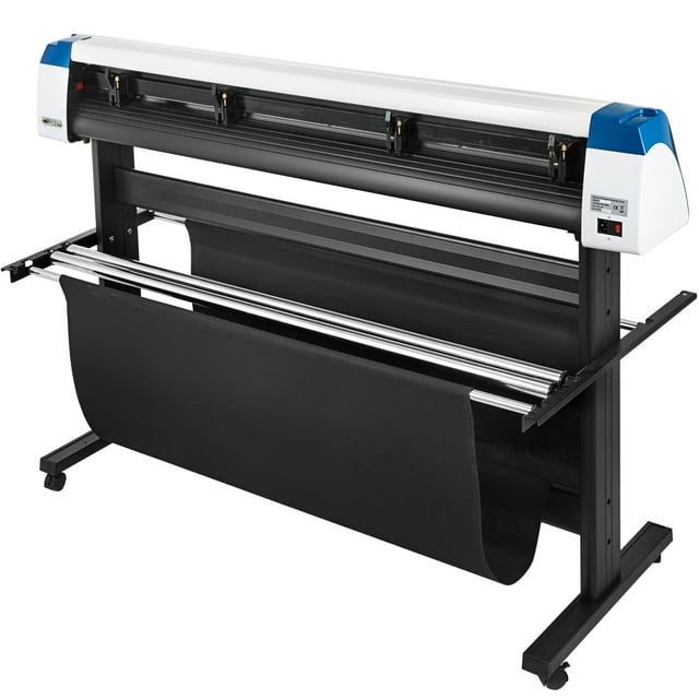 KFFKFF Coupe-Vinyle 53 Pouces Machine de Découpe de Vinyle Semi-Automatique DIY Machine de Découpe d'Imprimante Manuelle avec Support de Sol Logiciel Signmaster