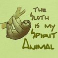 thumbnail image 2 of CafePress - The Sloth Is My Spirit Animal - Baby Hat, 2 of 2