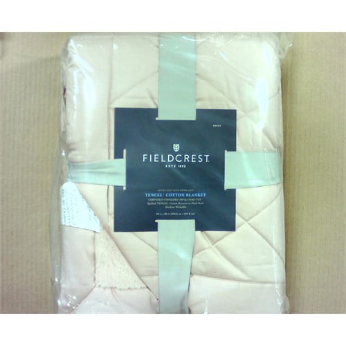 Fieldcrest Tencel Cotton Blanket Queen Pink Walmart Inventory