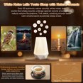 thumbnail image 5 of HUISZJ White Noise Sound Machine, 32 Soothing White Noise Sound Machine with Colored Light Sleep Aid Device, App Control with Dimmable Clock, 5 of 10