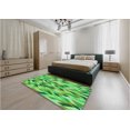 thumbnail image 5 of Ahgly Company Machine Washable Indoor Rectangle Transitional Emerald Green Area Rugs, 8' x 10', 5 of 7