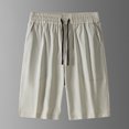 thumbnail image 1 of Puntoco Pantalones Cortos Cargo Ligeros Y Transpirables Para La Playa Al Aire Libre, Informales, Para Hombre, Color Negro Xxxxl, Pantalones Cortos Para Hombre, 1 of 4