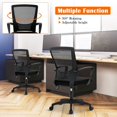 thumbnail image 3 of Office Chair Ergonomic Computer Chair Mesh Desk Chair Swivel Chairs, 3 of 7
