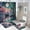 Ship-8, variant on Fantasy Ship Print Shower Curtain Set 4-Set Bathroom Decor Set Moonlight Magical Night Scene Includes Toilet Cover Mat ,Floor Mat ,U-Mat ,Shower Curtain with 12 Hooks,72inx72in