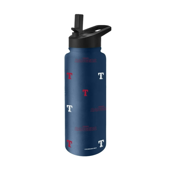Logo Brands Texas Rangers 34oz. Steep and Repeat Quencher Bottle