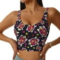 thumbnail image 2 of Uemuo Ladybug Pattern Women's Sports Bra - High Impact Support, Breathable, and Comfortable Athletic Bra for Running, Yoga, and Workouts, 2 of 9