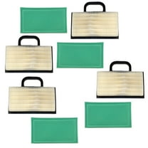 HQRP 4-pack Air Filter Cartridge w/ Pre-cleaner for Yard-Man / Yard Machines Lawn Garden Tractors Riding Mowers, 499486S 273638S Replacement