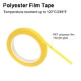 thumbnail image 3 of 1 Rolls Yellow 0.47 Inch x 72 Yards Polyester Film Electrical Tape PET Tape High Temperature Heat 12mm x 66m, 3 of 6