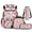 Axolotl Flower, variant on KUIFORTI Duck Camouflage Backpack Set 4Pcs for Boys Girls, Lightweight School Bag with Lunch Box Pencil Pouch for Elementary Primary Middle School