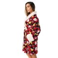 thumbnail image 2 of Just Love Plaid Bath Robe (Buffalo Plaid Christmas, 1X), 2 of 3